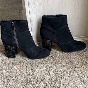 Michael Kors Arabella suede sparkle heel boot